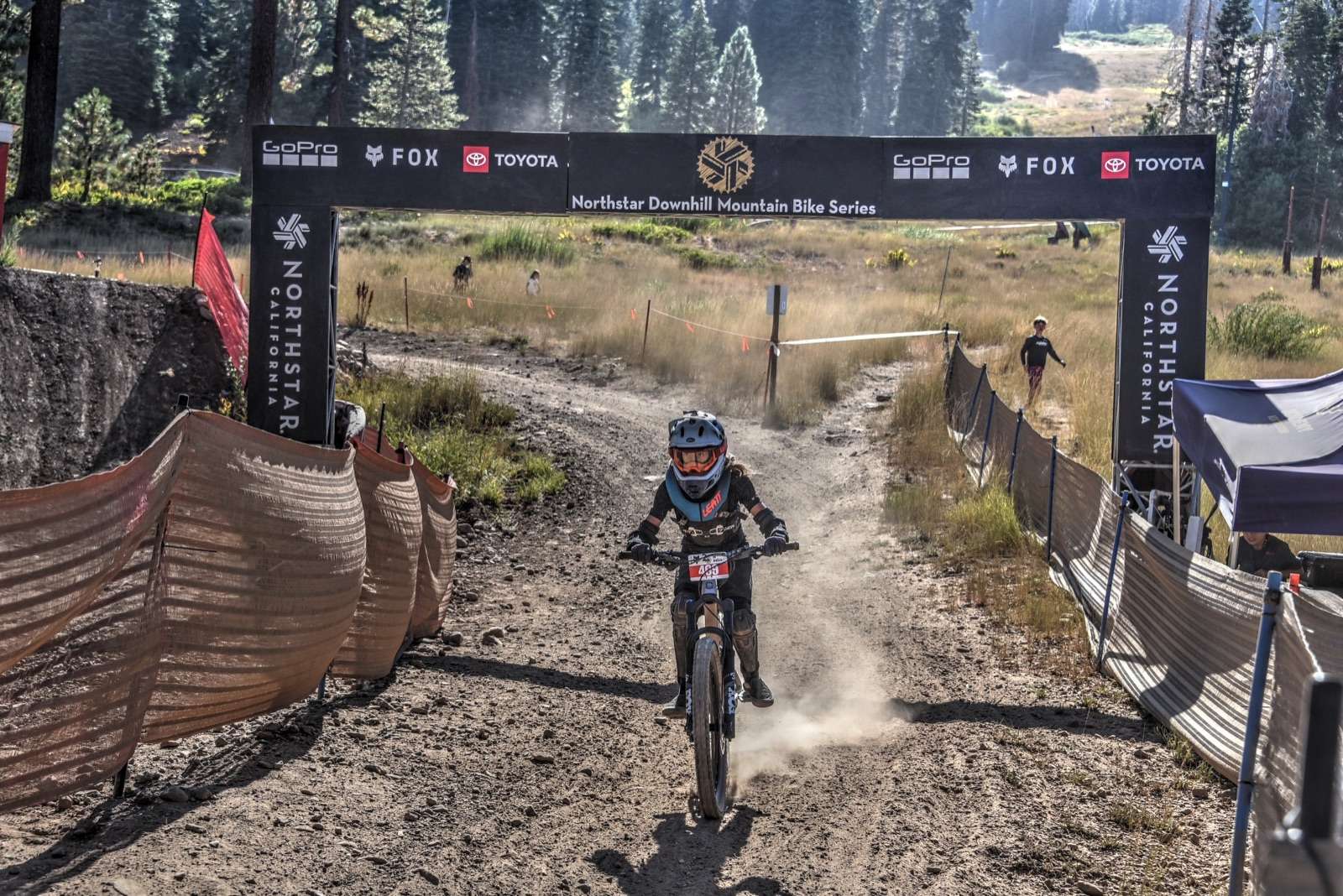 Finish line of the 2024 Livewire Classic